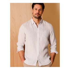 Camisa Casual Elegante para Hombre, Perfecta para el Trabajo Profesional o Reuniones Sociales, con Ajuste Cómodo y Aspecto Elegante - Product Image 3