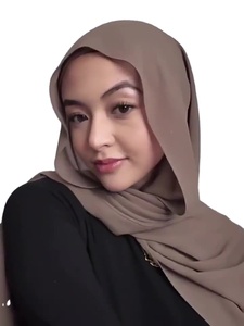 Bufanda de gasa de alta calidad para mujer Diseñador de lujo Inspirado Gasa Lisa Cuello ligero Wrap Estilo EE. UU. Bufandas de tacto suave - Product Image 3