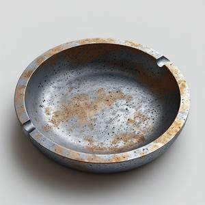 Cenicero de Metal Hecho a Mano con Diseño Decorativo Tallado y Acabado Pulido para Interiores Clásicos de Salón - Product Image 4