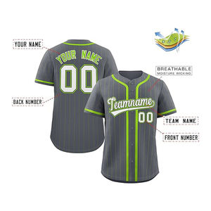 Camiseta de Béisbol de Poliéster Personalizada de Alta Calidad al por Mayor, para Hombre, Estilo Vintage, con Malla Bordada, Impresión Digital, Transpirable y de Secado Rápido - Product Image 2