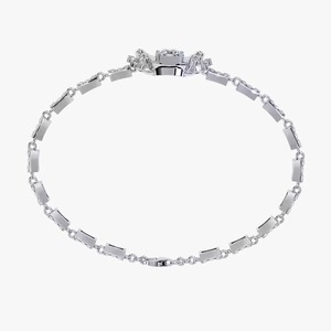 สร้อยข้อมือเพชรโมอิสทรงกลมขนาด18K สีขาวทองสำหรับเป็นของขวัญคริสต์มาส - Product Image 3