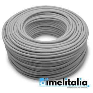 Cavo di alimentazione elettrica grigio gommato Tutor flessibile multipolare con Flare-Flare metro 4 x1mmq sezione conduttore - Product Image 3