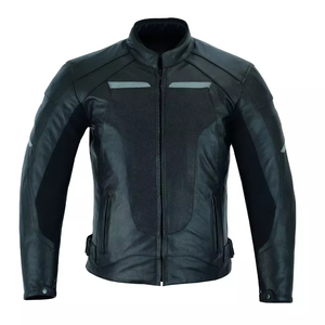 Veste de moto vierge pour unisexe nouvelle arrivée hommes vestes de course de moto en cuir - Product Image 1