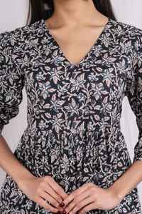 Vestido de iglesia con bolsillo lateral para mujer, elegante, acampanado, manga corta, estampado, verano, carrera, oficina, ocasiones formales, elegante, para mujer - Product Image 6