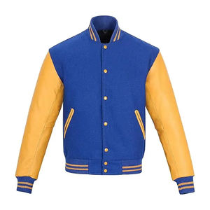 OEM College Varsity Graffiti Baseball <b>Jacket</b> for <b>Men</b> Plus Size Breathable Blank Factory Made with Plain Dyed Technics Wholesale - Product Image 1