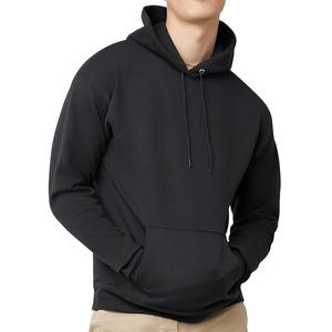 Bangladesh hizo 100% algodón hombres pulóver Sudadera con capucha antiarrugas francés Terry cómodo manga larga hombro pendiente cuello estampado - Product Image 6