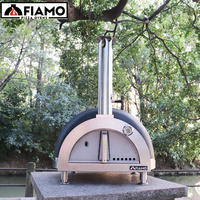 FIAMO MAXI-Four à pizza 1000F à bois pour usage domestique, grand four d'extérieur en argile