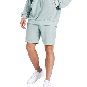 Offre Spéciale personnalisé été de haute qualité à manches longues pulls à capuche hommes 2 pièces ensemble shorts Slim Fit survêtements pour hommes 2026 - Product Image 4