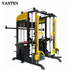 Commercial Fitness equipment multi functional smith machine for home and Strength combination trainer With Weight Lifting