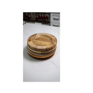 Assiette de chargeur en bois pour hôtel de maison personnalisé avec style pour assiette à dîner couleur bois naturel - Product Image 3