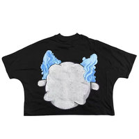 Logo personnalisé sérigraphie graphique T-shirt délavé à l'acide Vintage T-shirt à épaules tombantes T-shirt lourd en coton T-shirt pour hommes