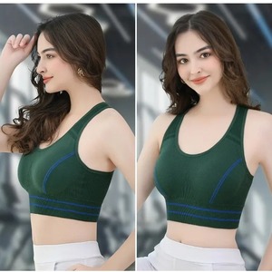 สปอร์ตบราไร้รอยต่อสปอร์ตสปอร์ตสปอร์ตบราสำหรับวัยรุ่นหญิงใส่ออกกำลังกายวิ่งชุดชั้นในเด็กไร้ห่วงเหล็ก - Product Image 2