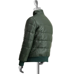 Veste matelassée d'hiver personnalisée unisexe Veste matelassée en coton et polyester de grande taille, imperméable et coupe-vent pour hommes - Product Image 4