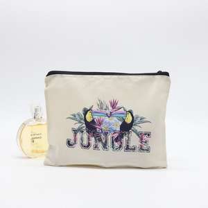 High-Quality Colorful Custom Logo <b>Travel</b> <b>Bag</b> for Makeup and Toiletries Cotton Cosmetic <b>Bags</b> and Cases - Product Image 4