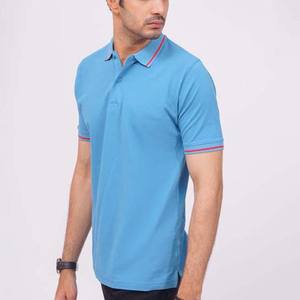 Nueva llegada de la ropa de calidad superior de los hombres Polos High Street Style algodón de talla grande transpirable de manga corta de los hombres Polo - Product Image 1