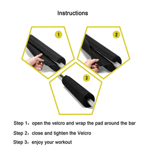 Wholesale Production Quality Custom Barbell <b>Pad</b> Barbell Custom Color High Density <b>Foam</b> Sponge Barbell Squat <b>Pads</b> - Product Image 4