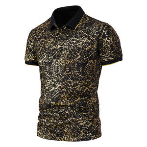 Chemises polo pour hommes, nouveau design, coton de haute qualité, luxe, motif uni, vêtements décontractés tendance - Product Image 5