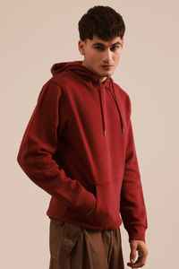 Men's Winter Leisure Sports <b>Hoodie</b> <b>with</b> <b>Thumb</b> <b>Hole</b> Quick Dry Fitness Training Jacket Digital Printing Loose Fit Plain Dyed - Product Image 2