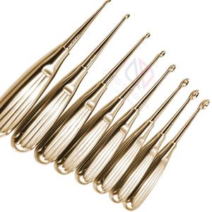 Juego de Curetas Espinales de Acero Inoxidable de 8 Piezas en Oro Rosa, Cuchara Afilada Volkmann, Herramientas Quirúrgicas Manuales Reutilizables JIMED SURGICAL - Product Image 5