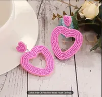 2023 indien brodé à la main perlé goutte boucles d'oreilles mode déclaration accessoire pour le jour du jeu du collège
