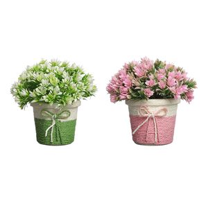 Cesta de cuerda de yute para maceta y suelo interior, maceta tejida redonda para plantas, cestas de almacenamiento de juguetes para perros pequeños - Product Image 3