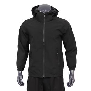 2024 vente en gros imperméable coupe-vent pleine fermeture à glissière manteau coupe-vent en Nylon pour hommes - Product Image 1