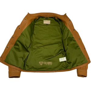 Chaqueta de camionero de cuero suave para hombre, estilo occidental, clásica, de talla grande, artículos de moda, ropa de abrigo cómoda y elegante - Product Image 3