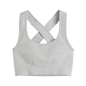 New <b>Tank</b> <b>Top</b> Sorts <b>Bra</b> Seamless Ribbed Fabric Women's Breathable Yoga Sports <b>Bra</b> Activewear Gym Fitness Workout Wear <b>Bras</b> Ladies - Product Image 1