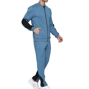 2023 <b>Spring</b> New Soft Comfortable Breathable Tracksuit Set Men Sports Zipped Warm Up Plain Tracksuit <b>For</b> <b>Sale</b> - Product Image 2