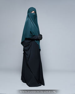 Abaya Musulmana para Mujer, Talla Grande, Hecha a Mano, Tejido de Poliéster Transpirable, Ropa Modesta para Eventos Islámicos y Uso Diario - Product Image 2