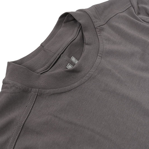 T-shirt en éponge française de haute qualité pour hommes chemises surdimensionnées à manches longues à double couche de qualité supérieure - Product Image 3