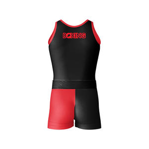 Lightweight Boxing Uniform Set With Moisture Control Tank And Durable Fight Shorts Ideal FOR Sparring Fitness Workouts - Product Image 3