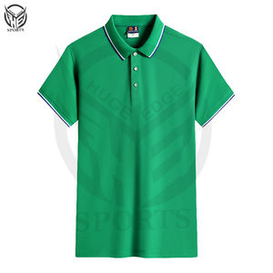 Polo personalizado para hombre, tejido de punto transpirable con opción de logotipo personalizado de uniforme en blanco - Product Image 2
