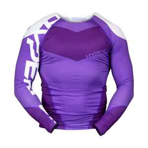 Venta al por mayor personalizado No Gi Rashguard MMA BJJ Grappling camisa ropa de entrenamiento Jiu Jitsu compresión superior suministro de fábrica OEM 2025 - Product Image 1