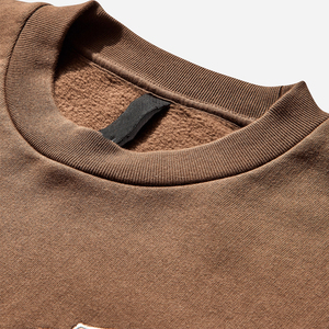 Sudadera de cuello redondo de algodón de talla grande, Jersey holgado de manga larga Unisex, alternativa básica informal - Product Image 3