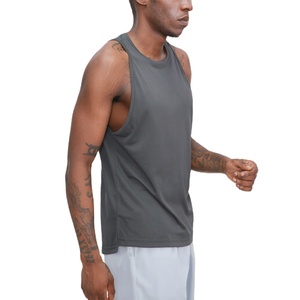 Men's XL Sporty Gym Sleeveless <b>Singlet</b> Breathable Polyester Knitted Bodybuilding Fitness <b>Running</b> Travel Tank 180g Heat-Transfer - Product Image 4