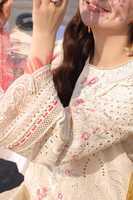 Pakistanlı Bayanlar İçin Düz Desenli Hint Pamuklu Lüks Günlük Uzun Gömlek Dantel Düğmeli Dupatta Salwar Kameez Günlük Elbiseler Kadınlar