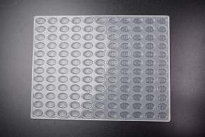 <b>Silicone</b> Mold Bold maker Segmented Oval Gummy Production <b>Tray</b> for Confectionery Development and Pilot Batch Gummy Making - Product Image 3