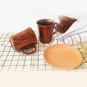 Tasse en bois CÉRAMIQUE Qualité supérieure Design moderne Parfait pour le thé, le café, le vin et la bière de Falak World Export - Product Image 2