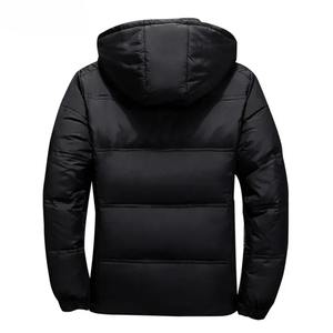 Chaqueta de invierno para hombre de alta calidad Parka de pato blanco con capucha Abrigos cálidos y gruesos de color sólido para uso en exteriores - Product Image 3