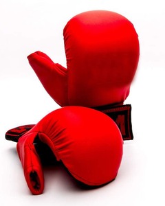 <b>Karate</b> Sparring Gloves Best Quality Martial Arts <b>Karate</b> Mitts Elasticated Padded Martial Arts Training <b>Karate</b> <b>Equipment</b> - Product Image 3