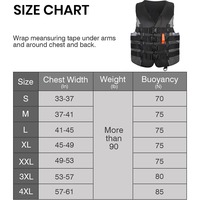 Rompi Pelampung Olahraga Air Anak-anak PVC/EPE Foam Survival Marine Adjustable Boat Vest Renang Memancing Daya Apung 150N CE