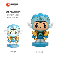 Figurine de mascotte sportive personnalisée OEM ODM, trophée en résine, jouet de collection avec logo personnalisé pour événements et cadeaux promotionnels
