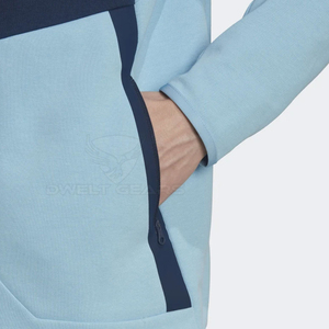 Haute Qualité Hommes Zipper Hoodies Coton Polyester Zipper Hoodies Bas quantité minimale de commande Top Mode Zipper Hoodies - Product Image 5