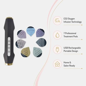 <span class=keywords><strong>Appareil</strong></span> <span class=keywords><strong>portable</strong></span> d'oxygénation au CO2 pour les soins de la peau du visage, en matériau ABS, pour usage domestique, machine de rajeunissement beauté, compatible US/UK, garantie 1 an - Product Image 4