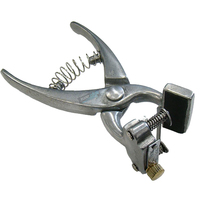 Kit de pinces à tatouer pour petits animaux en aluminium, technologie chirurgicale à bord arrondi, modèle Best-503, réutilisable, durable, pour chèvres, chiffres 0-9 et lettres A-Z