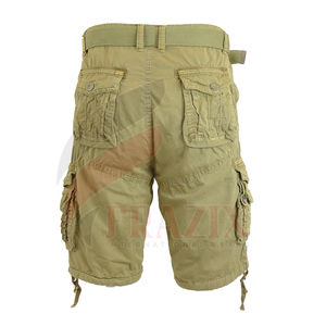 Pantalones Cortos Cargo Casuales para Hombre, Ecológicos, de Secado Rápido, con Diseño y Logotipo Personalizados, 100% Algodón, Multibolsillos, al por Mayor - Product Image 3