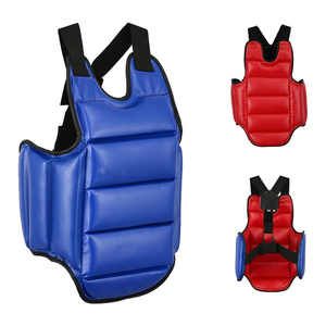 Offre Spéciale gros pas cher Top qualité Durable karaté poitrine garde corps protection en cuir boxe Sanda poitrine protecteur épaissi - Product Image 1