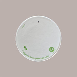 50 vasos desechables con tapa de papel cerrada Cappuccino 200cc/6-7oz BH20 Collection - Product Image 1