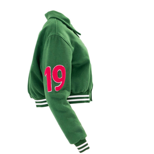 Veste universitaire à capuche imperméable et écologique de haute qualité, design lettres pour sororité/fraternité, col montant, style urbain, pour l'hiver - Product Image 2